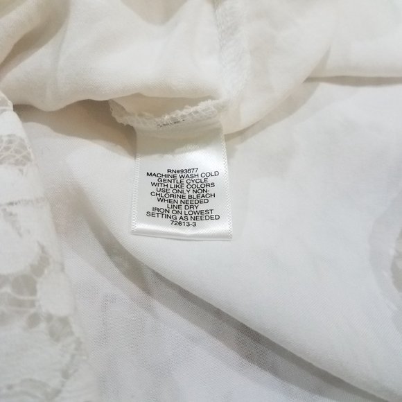 Liz Clairborne Sleeveless White Tank - Picture 12 of 12